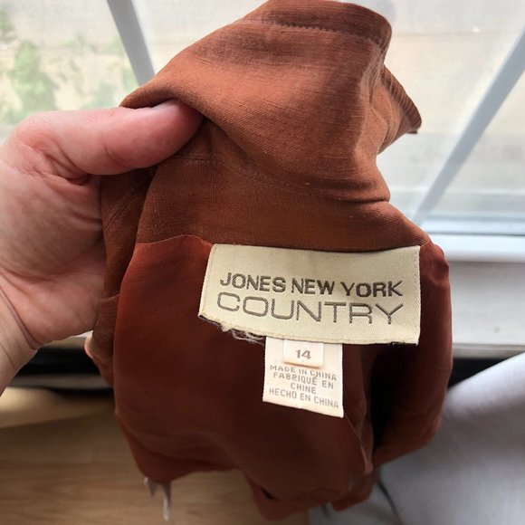 Oversized Linen and Silk Light-Weight Jacket - Picture 4 of 4